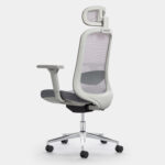 Silla Ergonómica Versa Alta Gris - Imagen 2