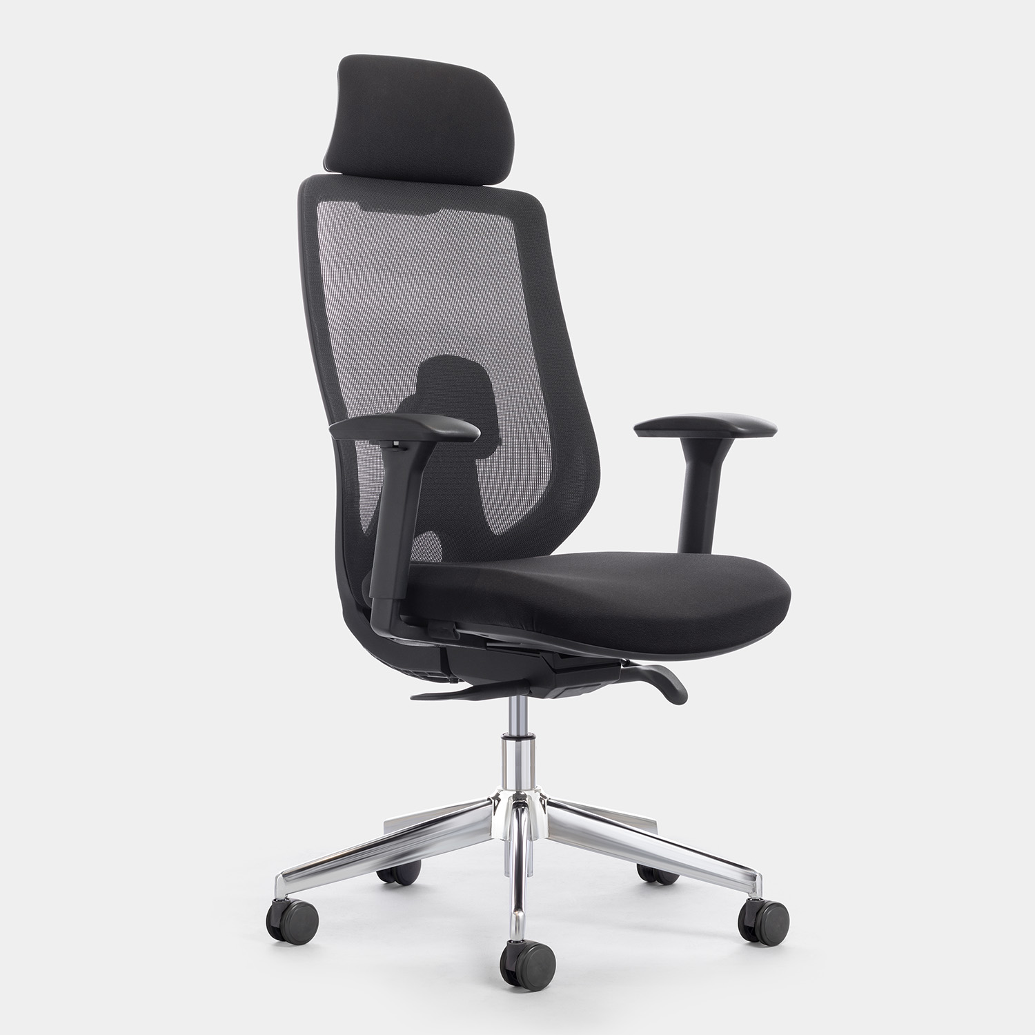 1729_SILLA ERGONÓMICA LUX NEGRO C:C_A Silla Ergonómica Lux Negra - Imagen 1