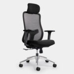 Silla Ergonómica Iris Alta Negra