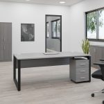 Escritorio Quadra 1,60 x 0,80 Mt. con Cajonera Móvil