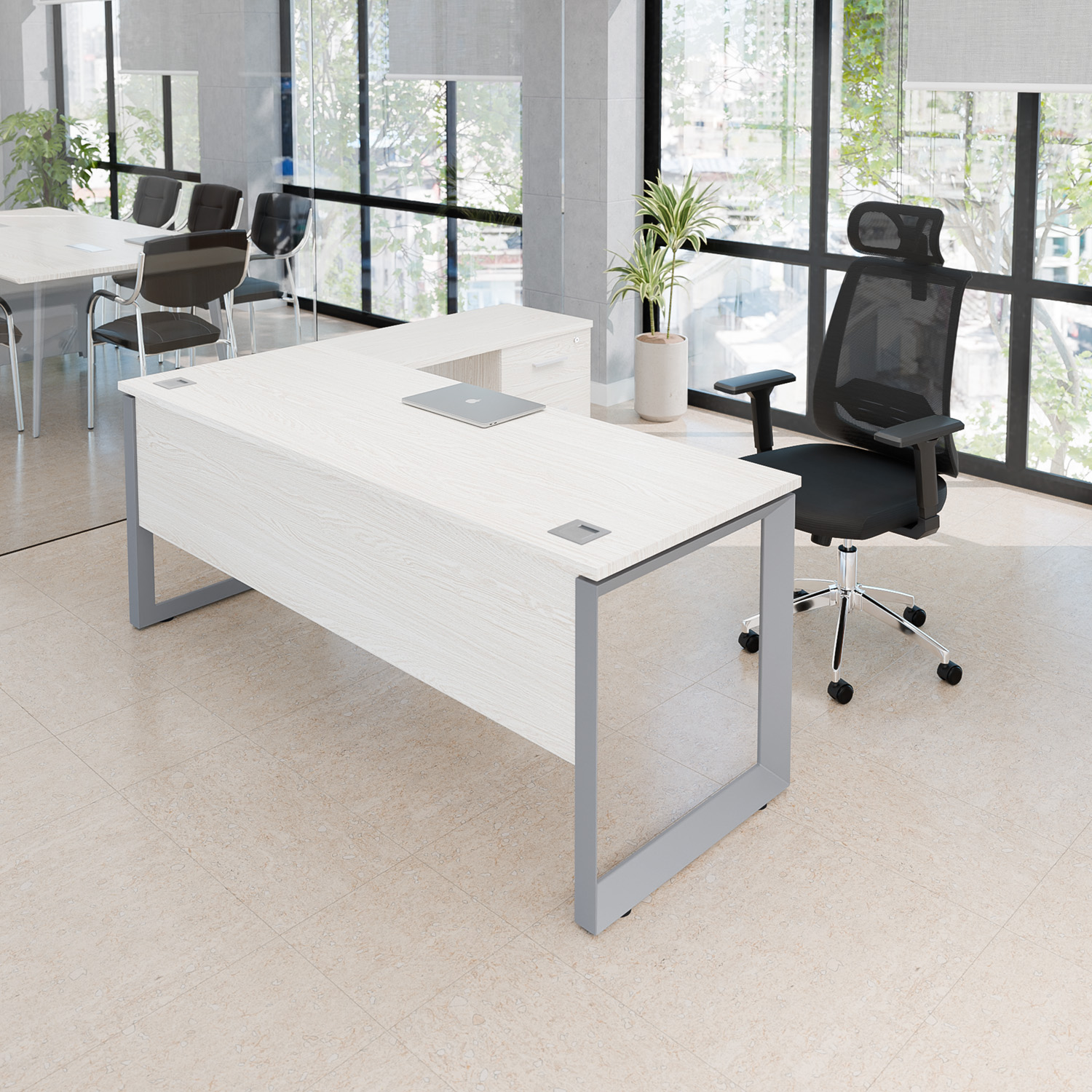 Quadra140L+Noruega-RB-1500x1500 Pack 12 / Color Roble Blanco - Imagen 1